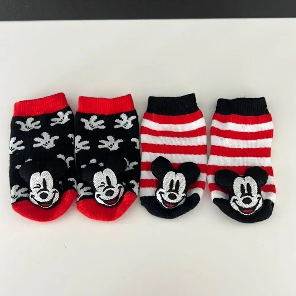 2 pairs of Disney Waddle Rattle Socks